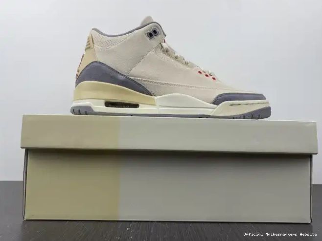 Official Maikesneakers Muslin 3 Air Jordan Retro DH7139-100 0419